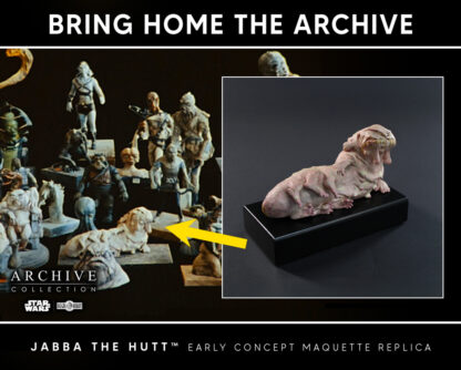 Star Wars: Return of the Jedi Archive Collection Jabba the Hutt (Legacy Edition) Limited Edition Early Concept Maquette Replica Gallery Image 13