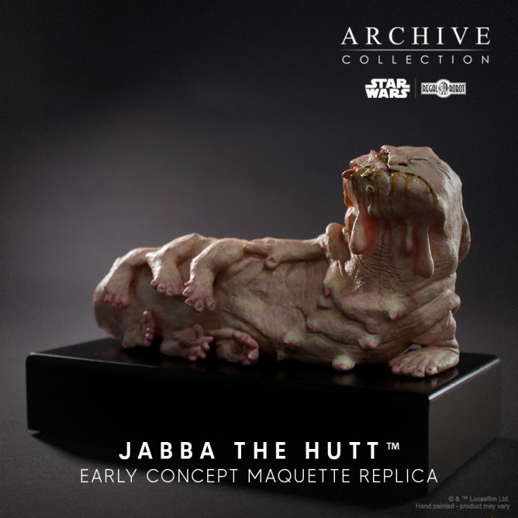 Star Wars: Return of the Jedi Archive Collection Jabba the Hutt (Signature Edition) Limited Edition Early Concept Maquette Replica Gallery Image 5