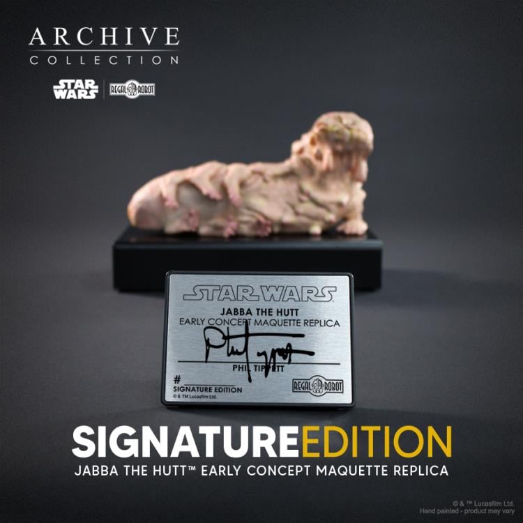 Star Wars: Return of the Jedi Archive Collection Jabba the Hutt (Signature Edition) Limited Edition Early Concept Maquette Replica Gallery Image 3