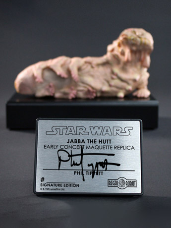 Star Wars: Return of the Jedi Archive Collection Jabba the Hutt (Signature Edition) Limited Edition Early Concept Maquette Replica Gallery Image 2