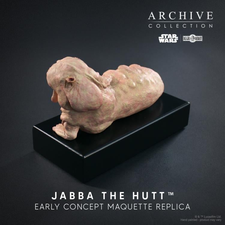 Star Wars: Return of the Jedi Archive Collection Jabba the Hutt (Signature Edition) Limited Edition Early Concept Maquette Replica Gallery Image 8