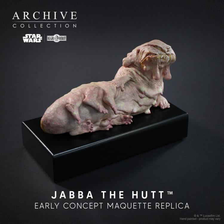 Star Wars: Return of the Jedi Archive Collection Jabba the Hutt (Signature Edition) Limited Edition Early Concept Maquette Replica Gallery Image 9