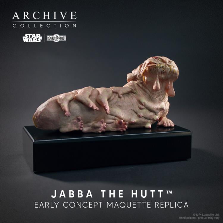 Star Wars: Return of the Jedi Archive Collection Jabba the Hutt (Signature Edition) Limited Edition Early Concept Maquette Replica Gallery Image 7