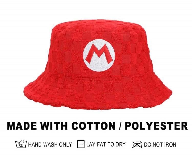 Super Mario Mario Terry Cloth Bucket Hat