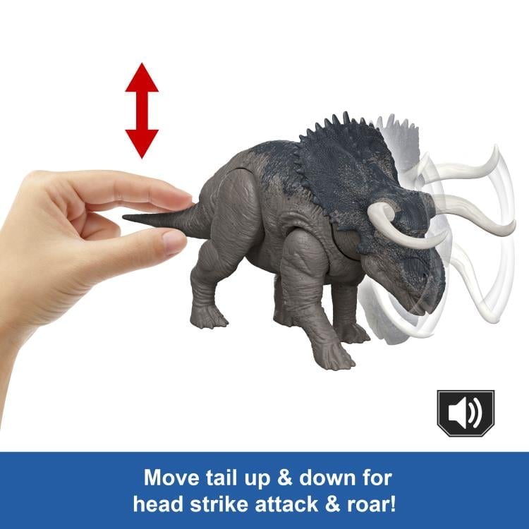 Jurassic World: Rebirth Wild Roar Nasutoceratops