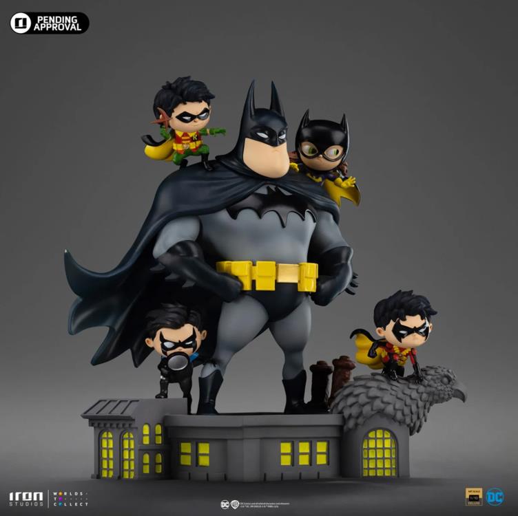 DC Comics Animated Icons Batman Family 1/10 Deluxe Art Scale Statue Gallery Image 4