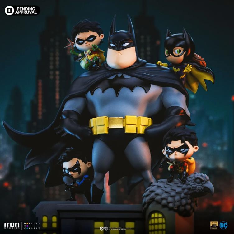 DC Comics Animated Icons Batman Family 1/10 Deluxe Art Scale Statue Gallery Image 7