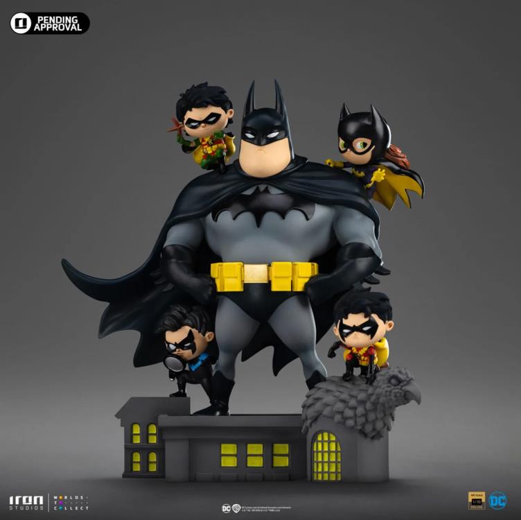 DC Comics Animated Icons Batman Family 1/10 Deluxe Art Scale Statue Gallery Image 3
