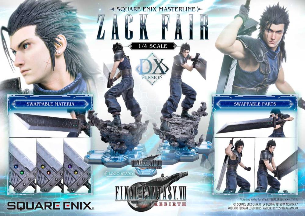 Final Fantasy VII Rebirth Square Enix Masterline Zack Fair (Deluxe