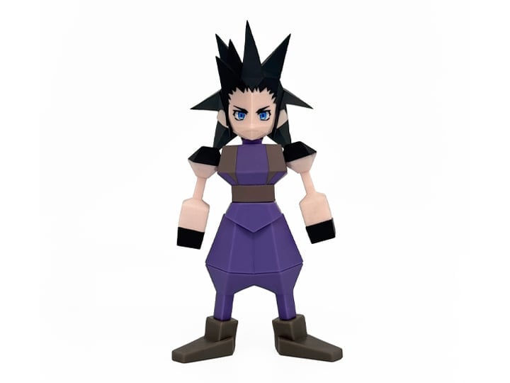 Final Fantasy VII Zack Fair Polygon Soft Vinyl Figure