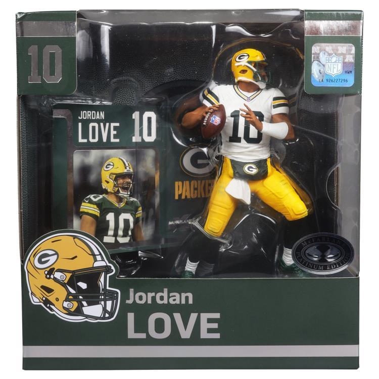 NFL SportsPicks Jordan Love (Green Bay Packers) 7" Posed Figure (Chase) Gallery Image 6