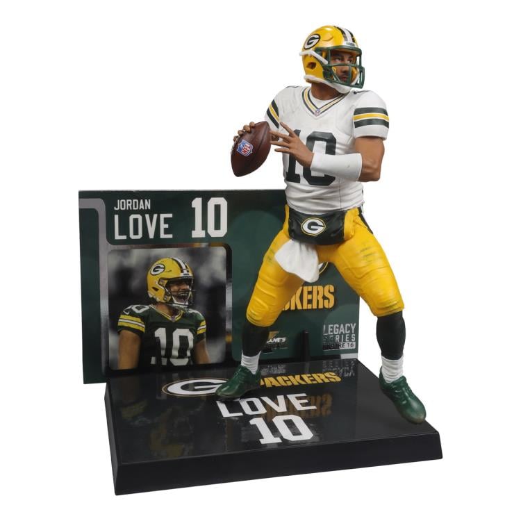 NFL SportsPicks Jordan Love (Green Bay Packers) 7" Posed Figure (Chase) Gallery Image 4