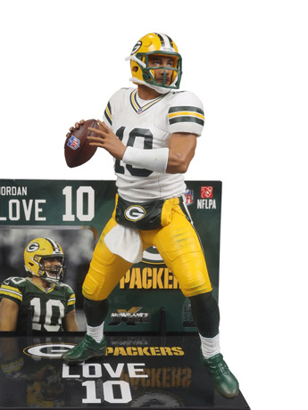NFL SportsPicks Jordan Love (Green Bay Packers) 7" Posed Figure (Chase) Gallery Image 2