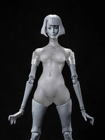 AI Agent Lady C3 (Solid Color Edition) 1/12 Scale Action Figure Gallery Image 2