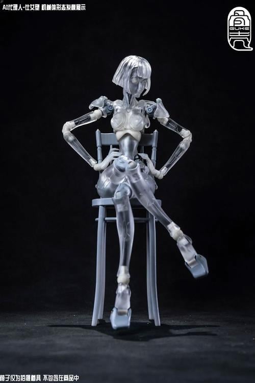 AI Agent Femella C1 (Transparent Edition) 1/12 Scale Action Figure Gallery Image 10