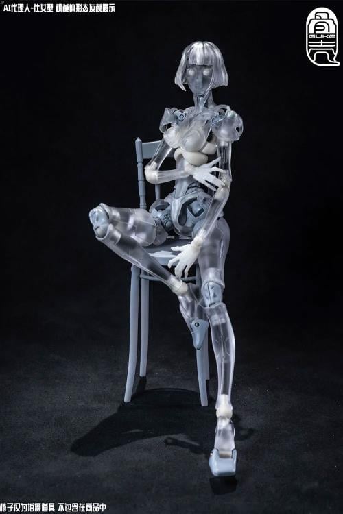 AI Agent Femella C1 (Transparent Edition) 1/12 Scale Action Figure Gallery Image 9