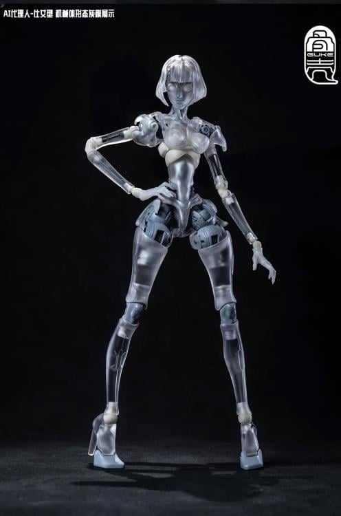 AI Agent Femella C1 (Transparent Edition) 1/12 Scale Action Figure Gallery Image 3