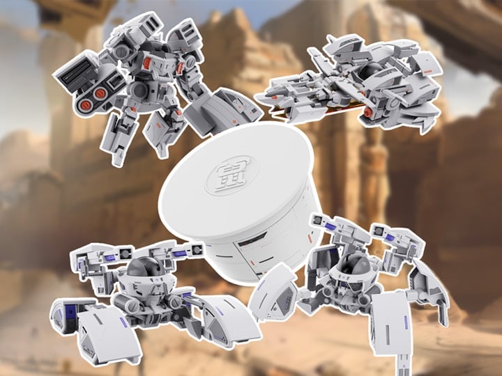 Chinese Zodiac Hidden Fighter in the Noodles Mecha Rat Model Kit Set Gallery Image 1