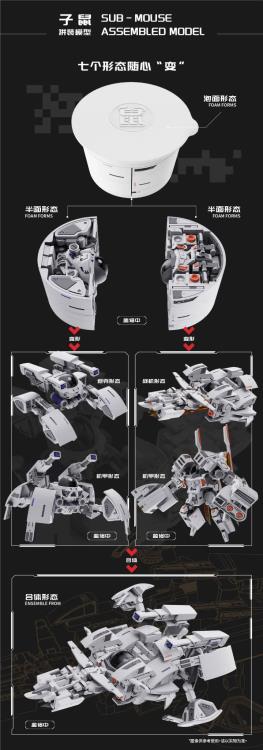 Chinese Zodiac Hidden Fighter in the Noodles Mecha Rat Model Kit Set Gallery Image 6