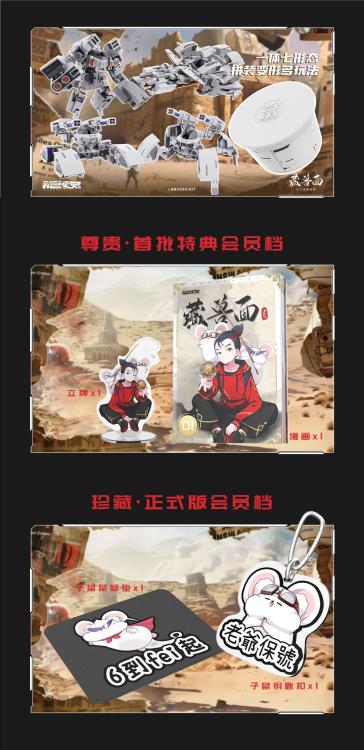 Chinese Zodiac Hidden Fighter in the Noodles Mecha Rat Model Kit Set Gallery Image 4