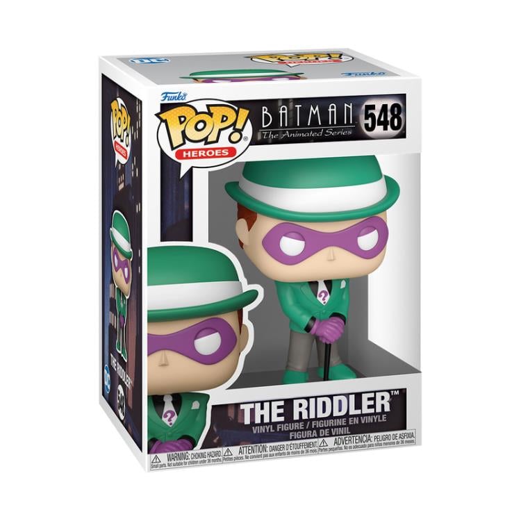 Batman: The Animated Series Pop! Heroes #548 The Riddler Gallery Image 3
