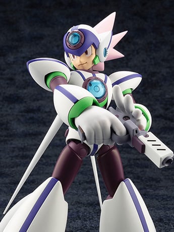 Mega Man X8 Axl (White Ver.) 1/12 Scale Model Kit Gallery Image 2