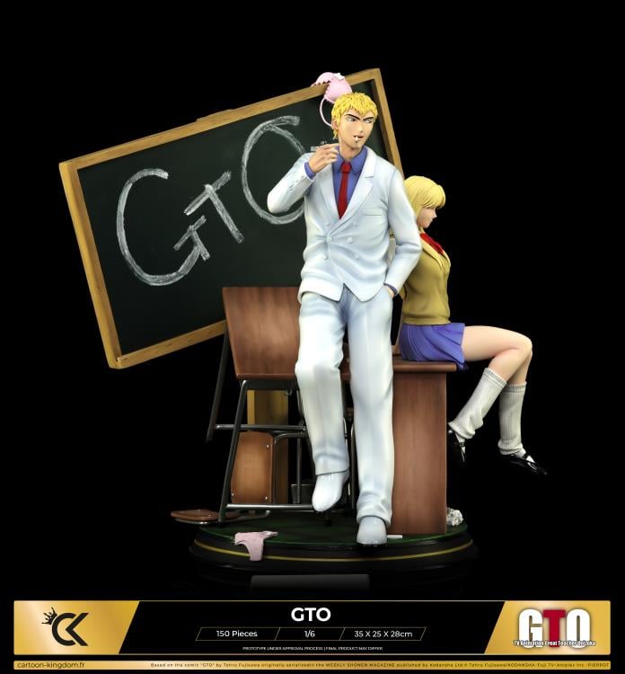Great Teacher Onizuka Eikichi Onizuka & Urumi Kanzaki 1/6 Scale Limited Edition Statue Gallery Image 8