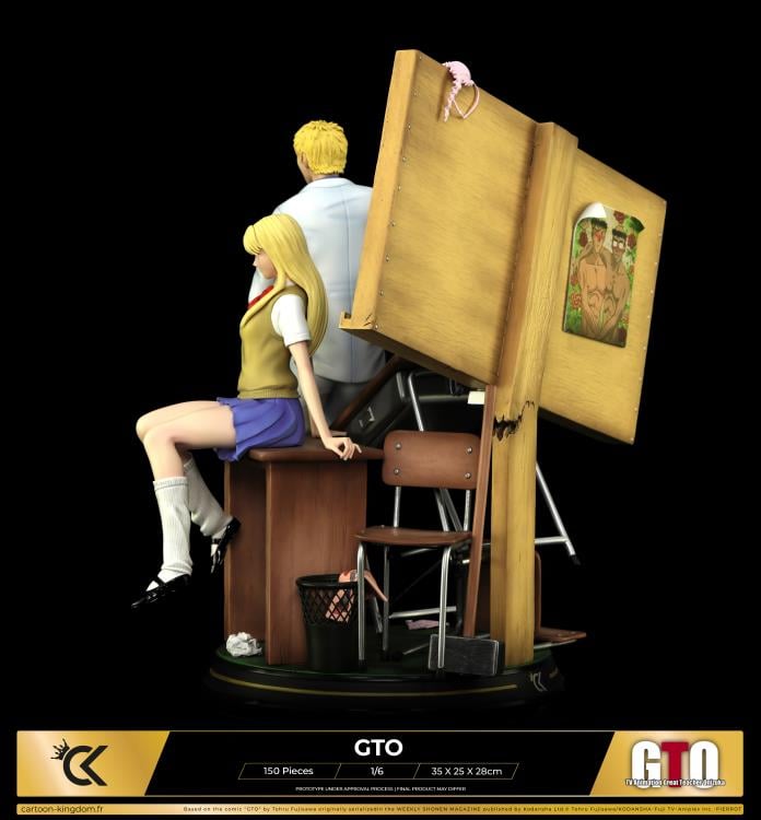 Great Teacher Onizuka Eikichi Onizuka & Urumi Kanzaki 1/6 Scale Limited Edition Statue Gallery Image 5