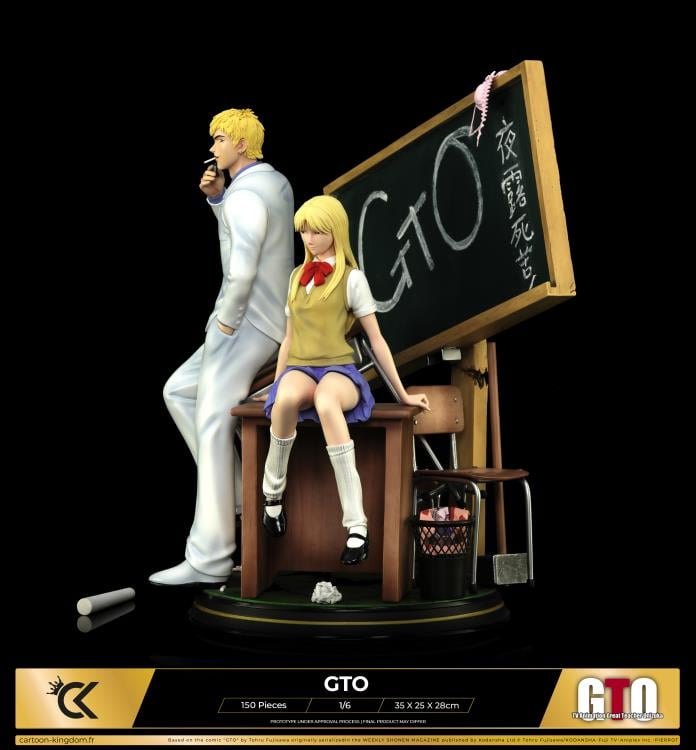Great Teacher Onizuka Eikichi Onizuka & Urumi Kanzaki 1/6 Scale Limited Edition Statue Gallery Image 4