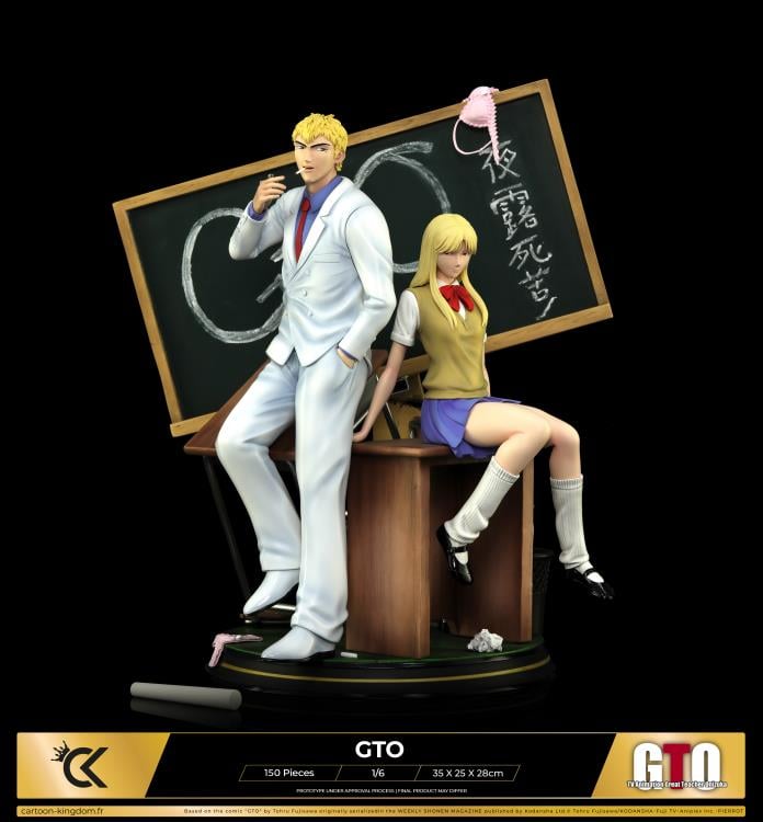 Great Teacher Onizuka Eikichi Onizuka & Urumi Kanzaki 1/6 Scale Limited Edition Statue Gallery Image 3
