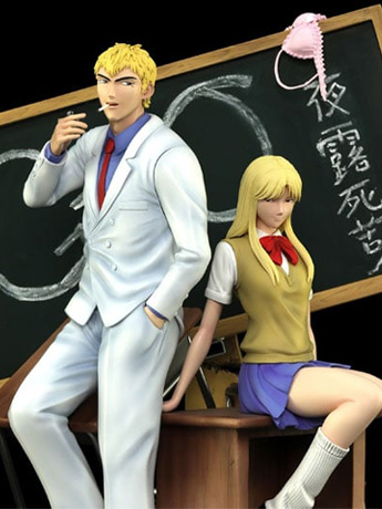 Great Teacher Onizuka Eikichi Onizuka & Urumi Kanzaki 1/6 Scale Limited Edition Statue Gallery Image 2