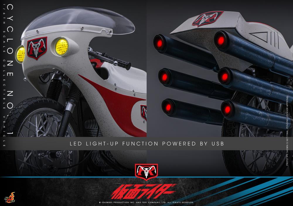 Kamen Rider TMS146 Cyclone No.1 1/6th Scale Collectible Vehicle Gallery Image 11