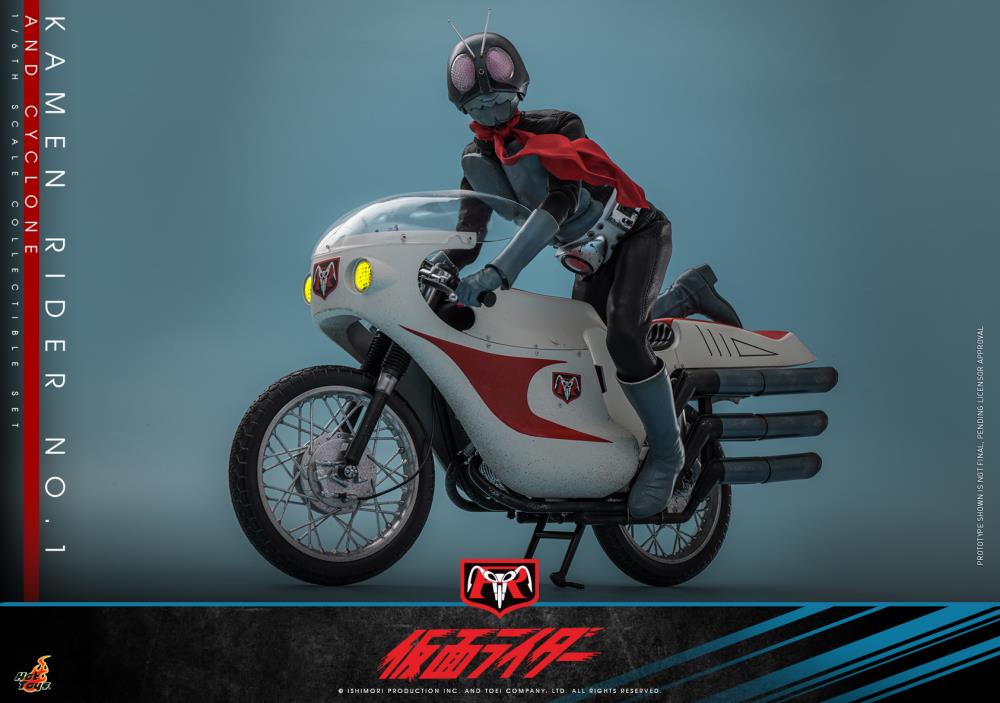 Kamen Rider TMS148 Kamen Rider No.1 & Cyclone 1/6th Scale Collectible Figure Set Gallery Image 6
