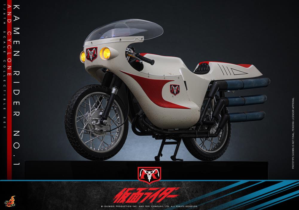 Kamen Rider TMS148 Kamen Rider No.1 & Cyclone 1/6th Scale Collectible Figure Set Gallery Image 12
