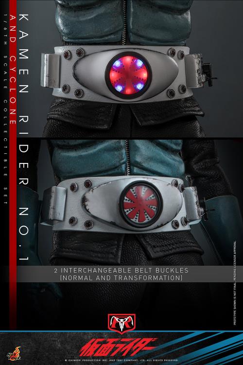 Kamen Rider TMS148 Kamen Rider No.1 & Cyclone 1/6th Scale Collectible Figure Set Gallery Image 16