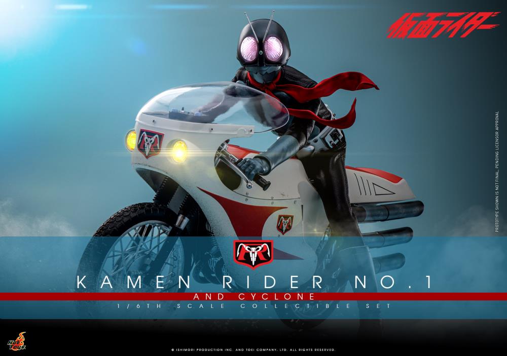 Kamen Rider TMS148 Kamen Rider No.1 & Cyclone 1/6th Scale Collectible Figure Set Gallery Image 3