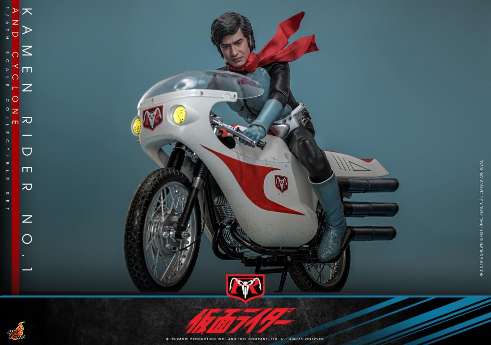 Kamen Rider TMS148 Kamen Rider No.1 & Cyclone 1/6th Scale Collectible Figure Set Gallery Image 4