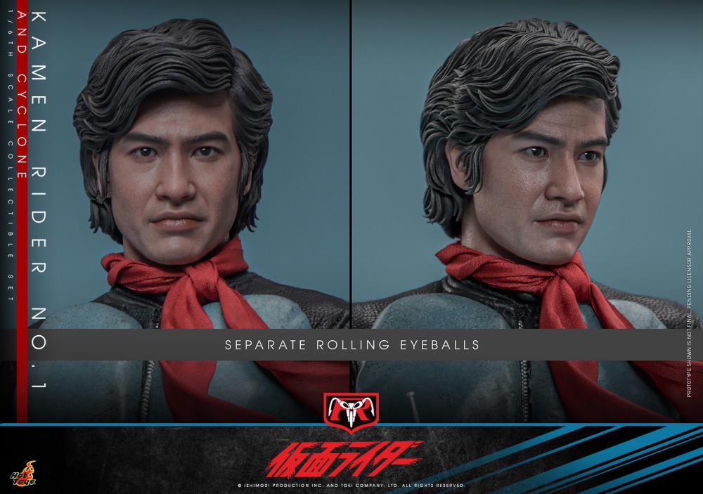 Kamen Rider TMS148 Kamen Rider No.1 & Cyclone 1/6th Scale Collectible Figure Set Gallery Image 14