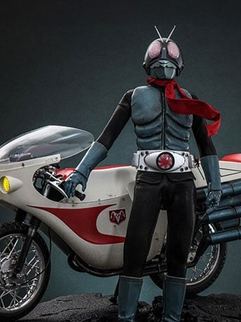 Kamen Rider TMS148 Kamen Rider No.1 & Cyclone 1/6th Scale Collectible Figure Set Gallery Image 2