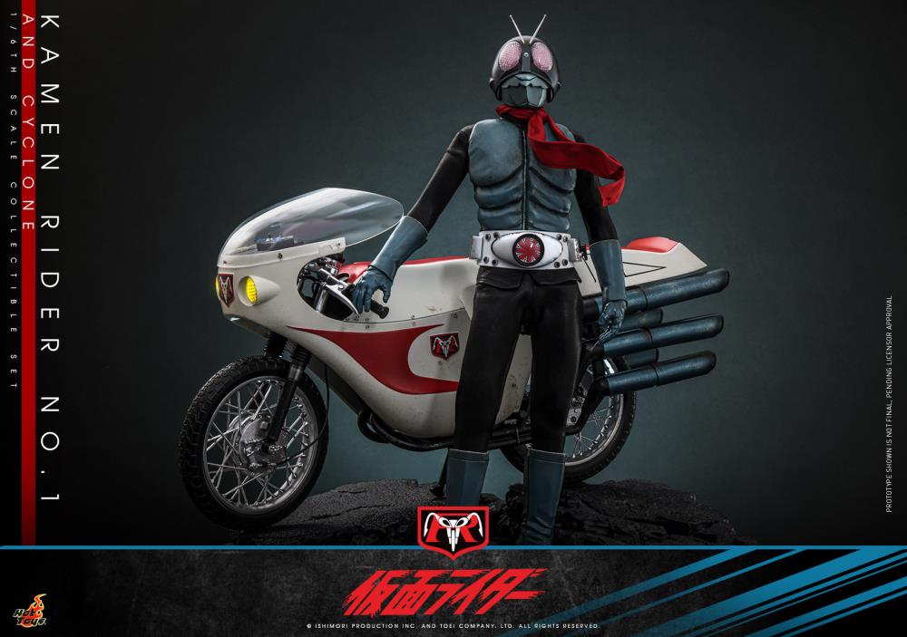 Kamen Rider TMS148 Kamen Rider No.1 & Cyclone 1/6th Scale Collectible Figure Set Gallery Image 11