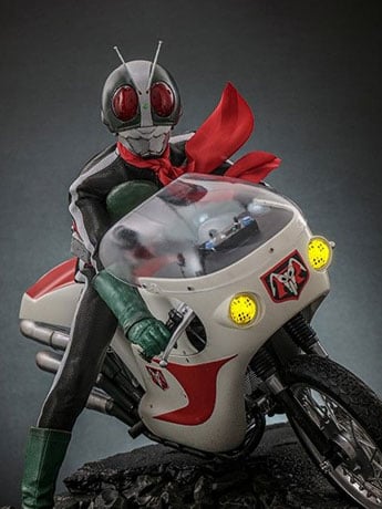 Kamen Rider TMS149 Kamen Rider No.2 & Cyclone 1/6th Scale Collectible Figure Set Gallery Image 2