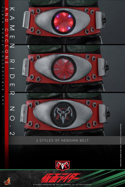 Kamen Rider TMS149 Kamen Rider No.2 & Cyclone 1/6th Scale Collectible Figure Set Gallery Image 14