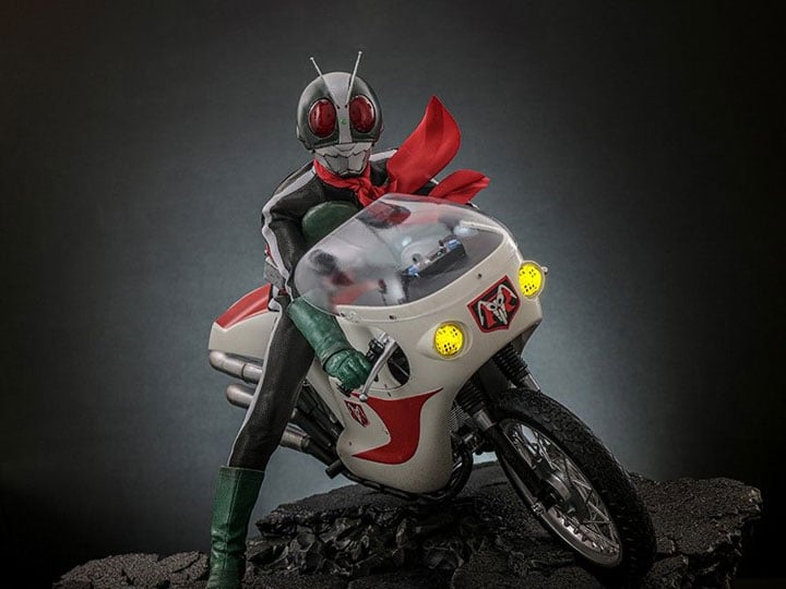 Kamen Rider TMS149 Kamen Rider No.2 & Cyclone 1/6th Scale Collectible Figure Set Gallery Image 1
