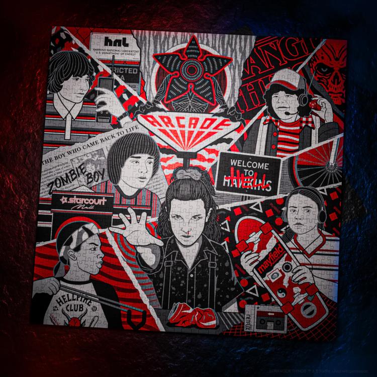 Stranger Things The Upside Down 1000-Piece Jigsaw Puzzle