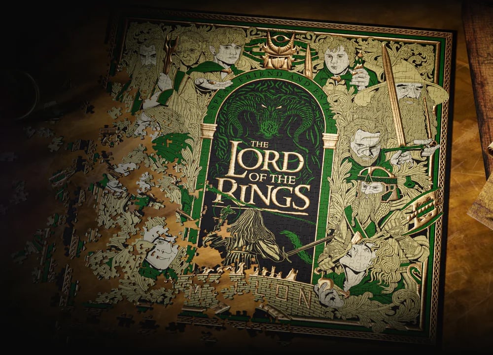 The Lord of the Rings The Land of Middle-Earth 1000-Piece Jigsaw Puzzle Gallery Image 3