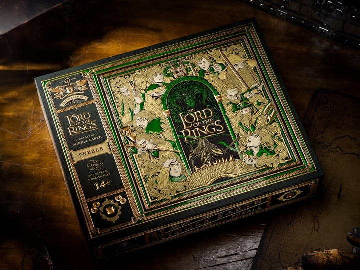 The Lord of the Rings The Land of Middle-Earth 1000-Piece Jigsaw Puzzle Gallery Image 1