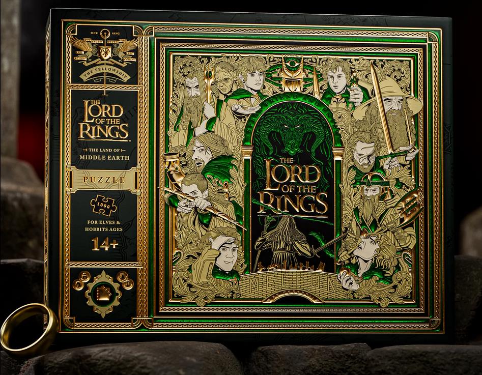 The Lord of the Rings The Land of Middle-Earth 1000-Piece Jigsaw Puzzle Gallery Image 5
