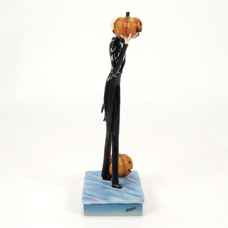 The Nightmare Before Christmas Disney Traditions Jack Holding Pumpkin Figurine (Jim Shore) Gallery Image 6