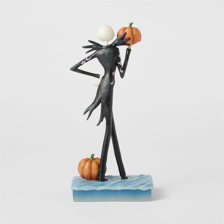 The Nightmare Before Christmas Disney Traditions Jack Holding Pumpkin Figurine (Jim Shore) Gallery Image 7