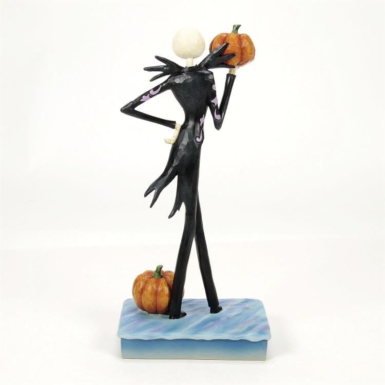 The Nightmare Before Christmas Disney Traditions Jack Holding Pumpkin Figurine (Jim Shore) Gallery Image 5